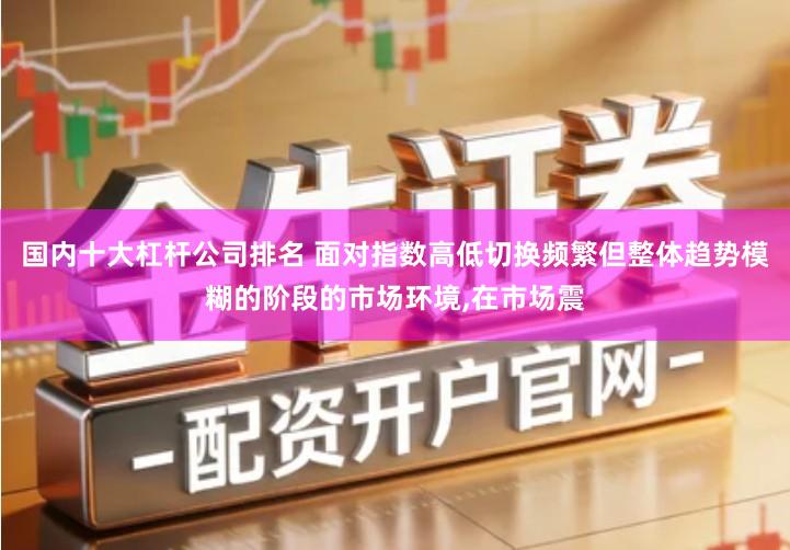 国内十大杠杆公司排名 面对指数高低切换频繁但整体趋势模糊的阶段的市场环境,在市场震